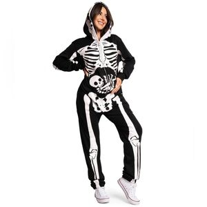 🎃 HALLOWEEN 🎃 Tipsy Elves Women’s Maternity Pregnant Skeleton Jumpsuit Costume